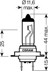 64215TSP-FS OSRAM Лампа H7 24V 70W PX26d TRUCKSTAR PRO 11