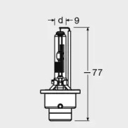 66250-FS OSRAM Лампа D2R 35W P32D-3 XENARC ORIGINAL2