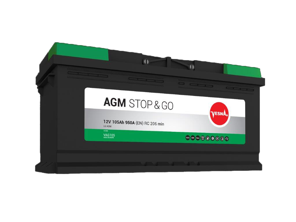 105 Ah/12V NEW!!!! Vesna AGM1