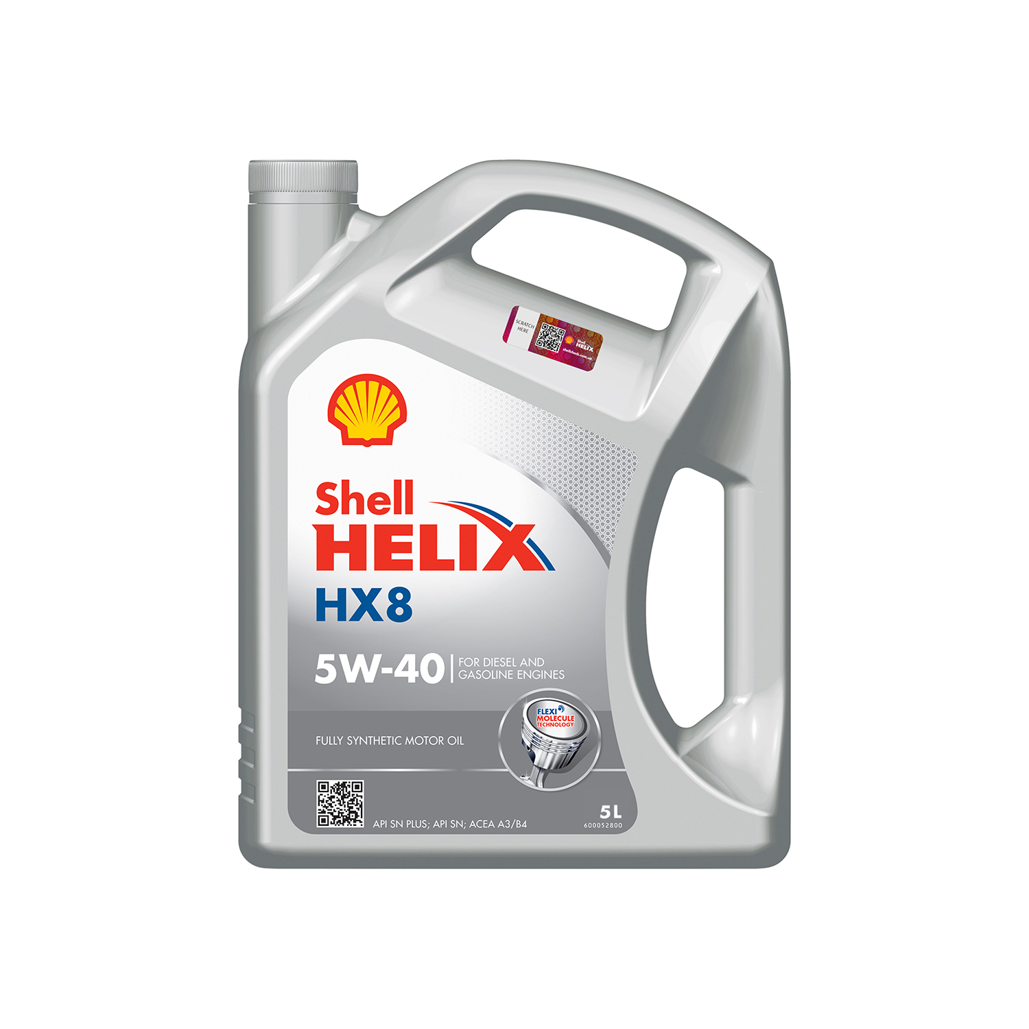 SHELL Helix HX8 Synthetic 5W-40, 5L (x3)1