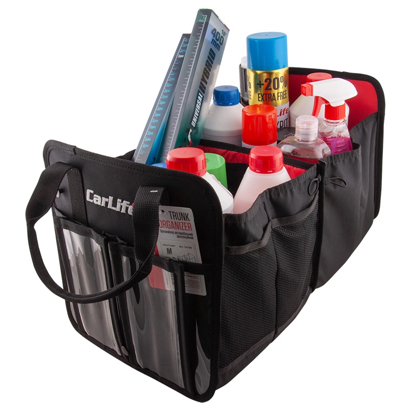CARLIFE Сумка органайзер (трансформер) M 55х29х29см Тк. PVC 1680 D чорна3