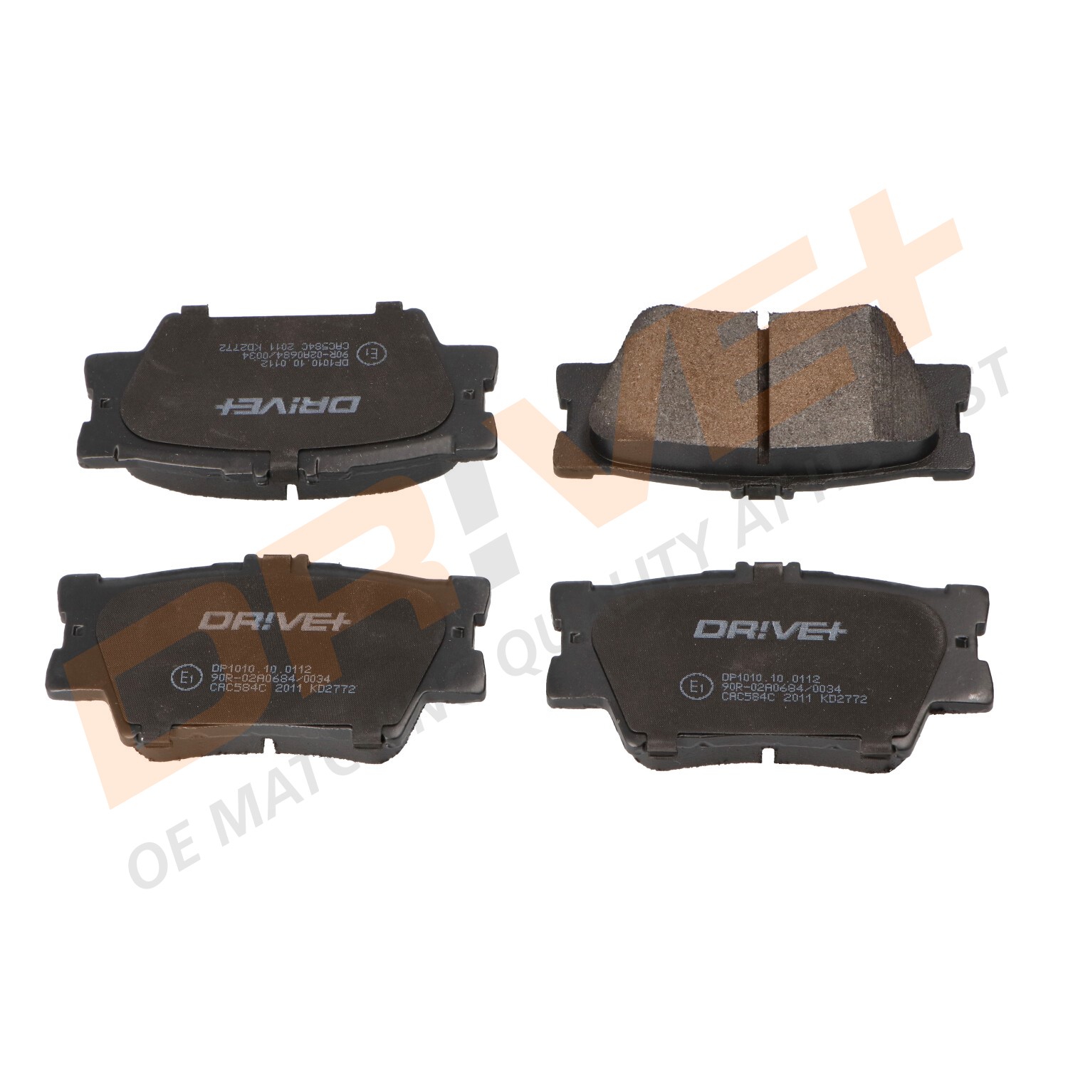 DP1010.10.0112 Drive+ - Гальмівні колодки до дисків4