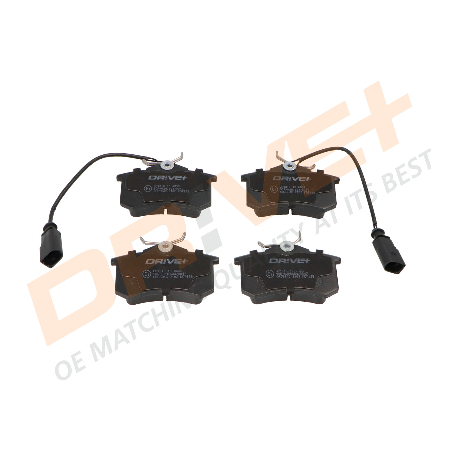 DP1010.10.0833 Drive+ - Гальмівні колодки до дисків1