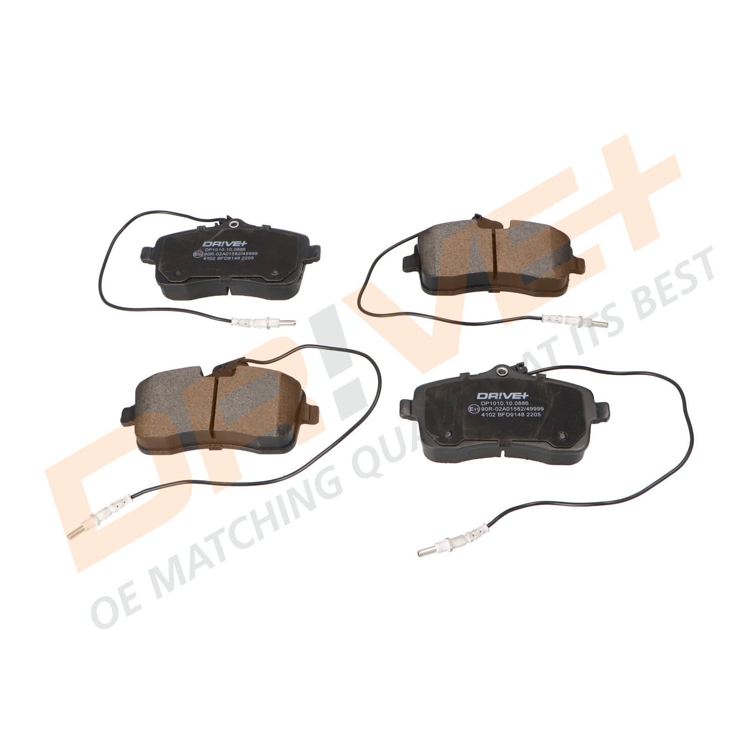 DP1010.10.0886 Drive+ - Гальмівні колодки до дисків1