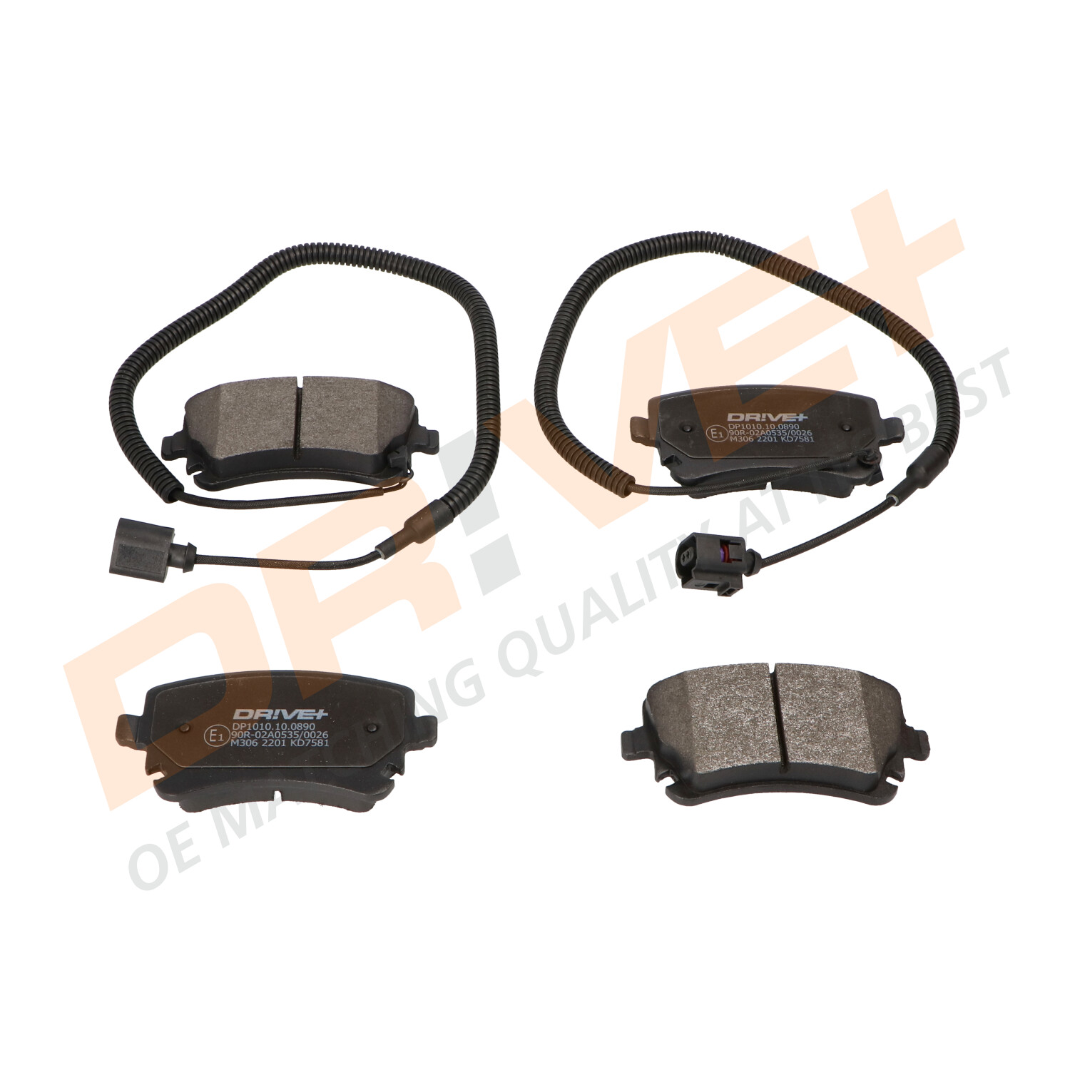DP1010.10.0890 Drive+ - Гальмівні колодки до дисків1