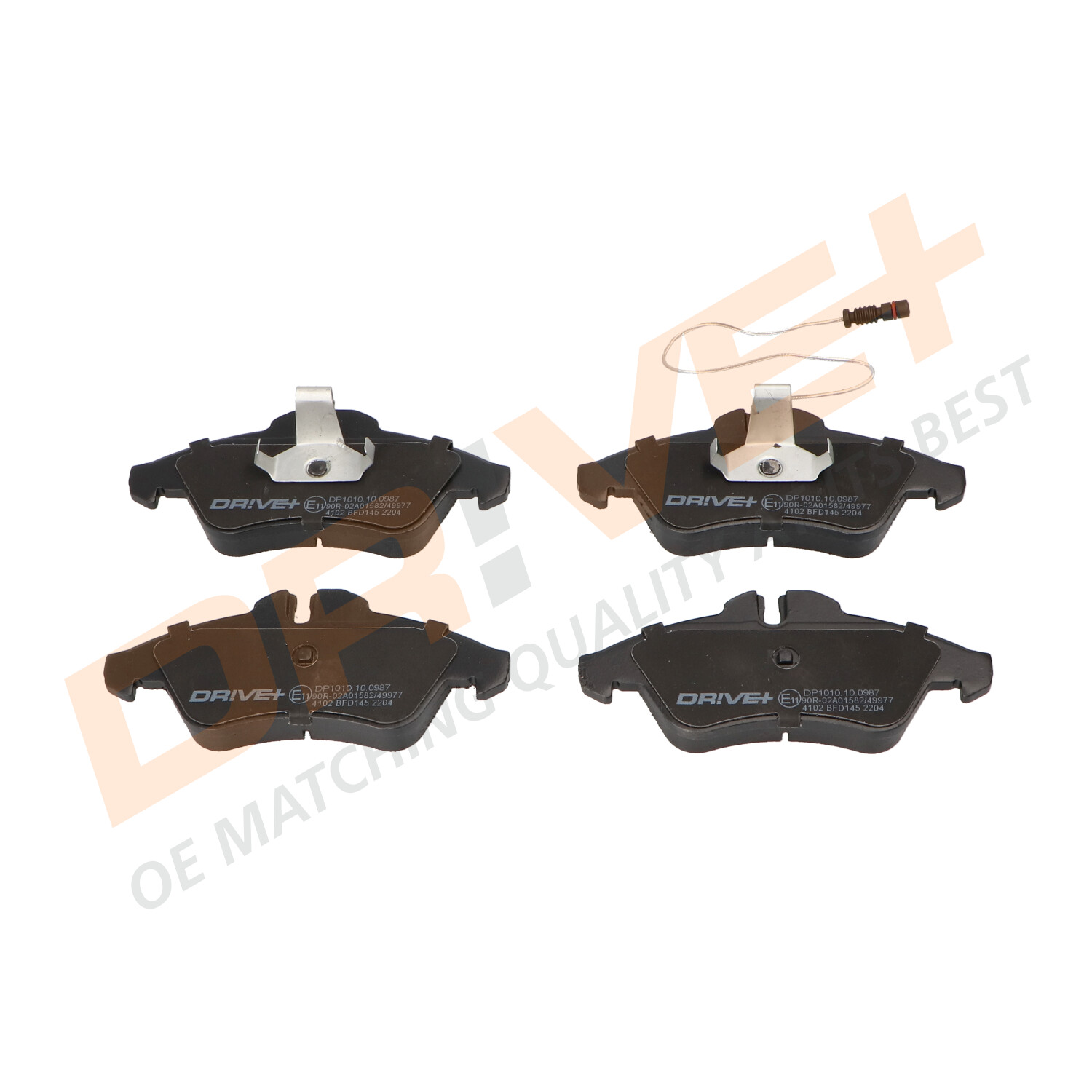 DP1010.10.0987 Drive+ - Гальмівні колодки до дисків1