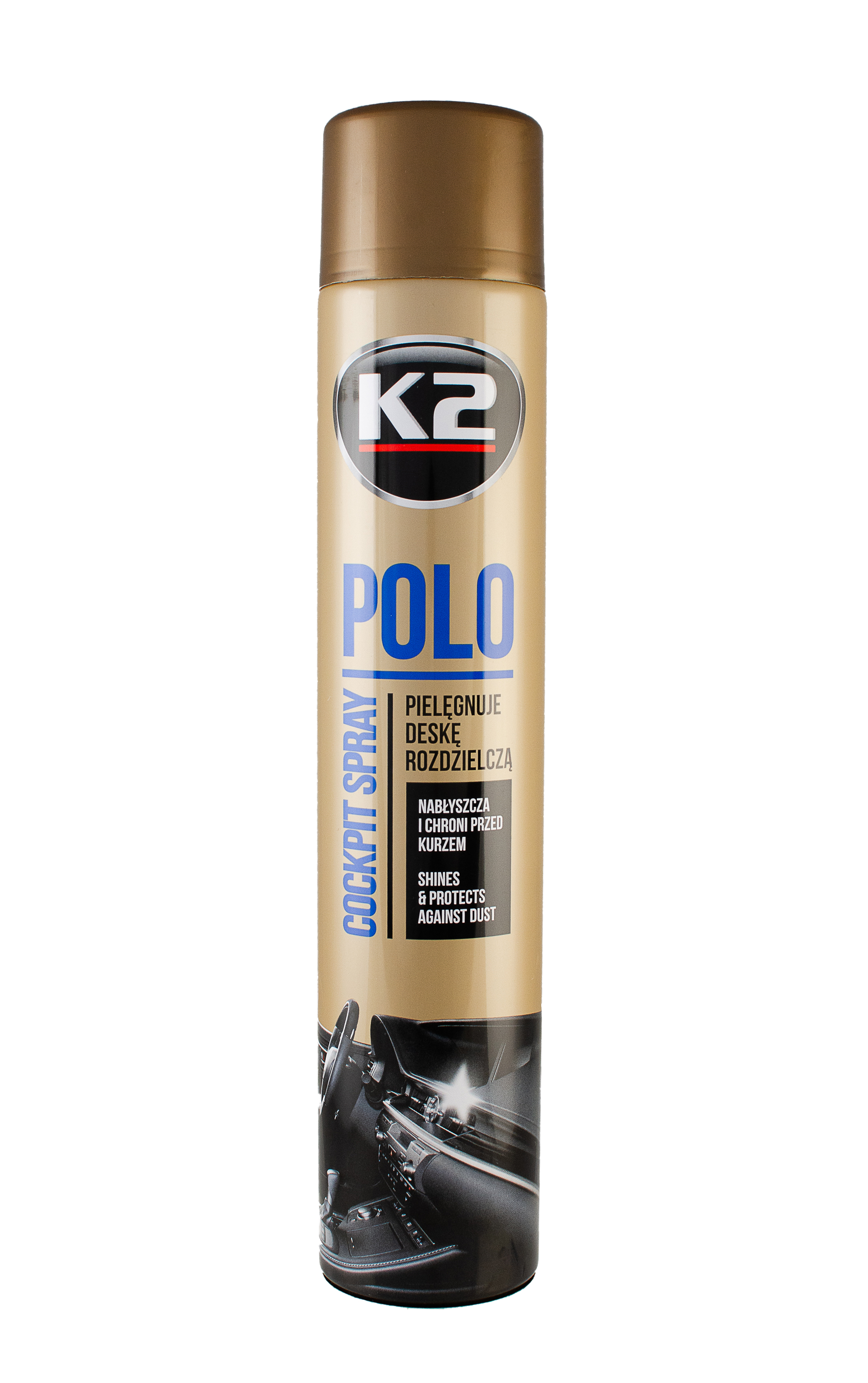 K2 POLO COCKPIT 750ml Поліроль д/панелі (кава) NEW х121