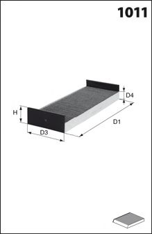 EKR7522 Фільтр салону1