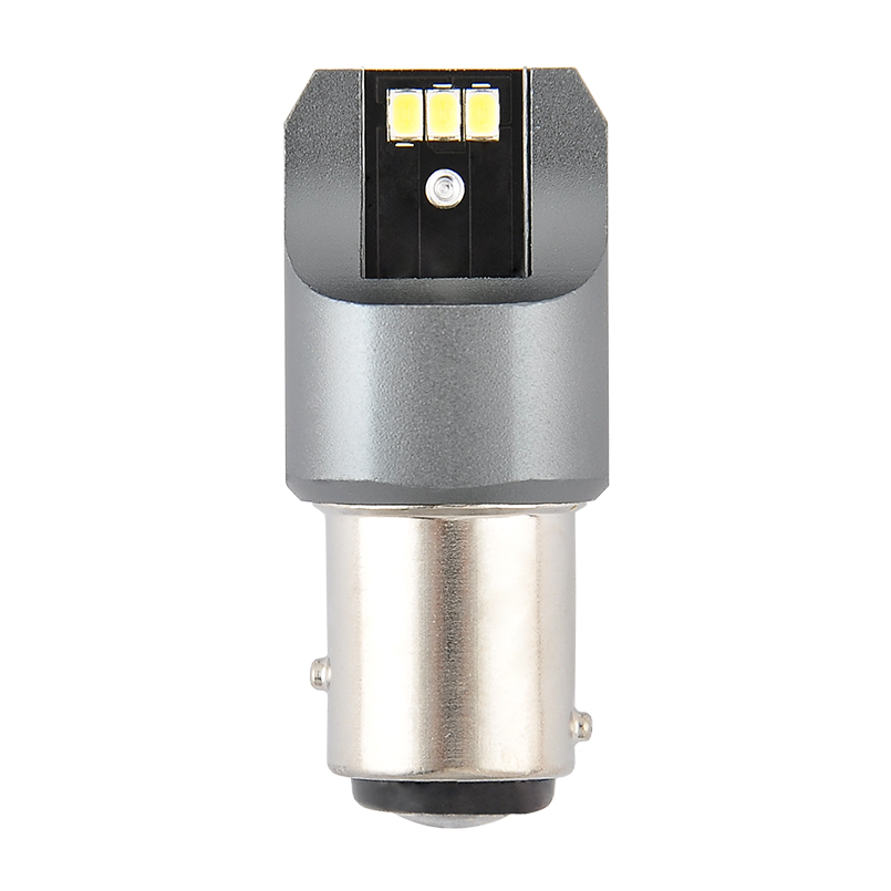 BREVIA Лампа світлодіодна Brevia Power P21/5W 330Lm 6x3020SMD 12/24V CANbus, 2шт. (20/200)1