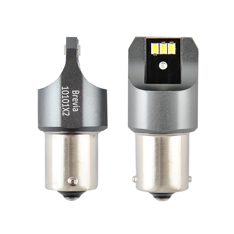 BREVIA Лампа світлодіодна Brevia Power P21W 330Lm 6x3020SMD 12/24V CANbus, 2шт. (20/200)1