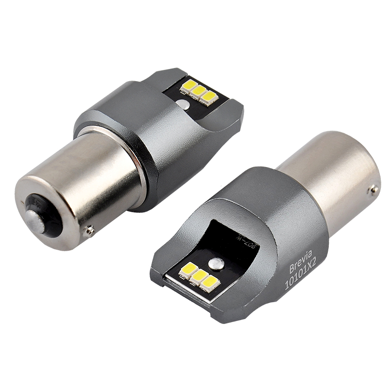 BREVIA Лампа світлодіодна Brevia Power P21W 330Lm 6x3020SMD 12/24V CANbus, 2шт. (20/200)2