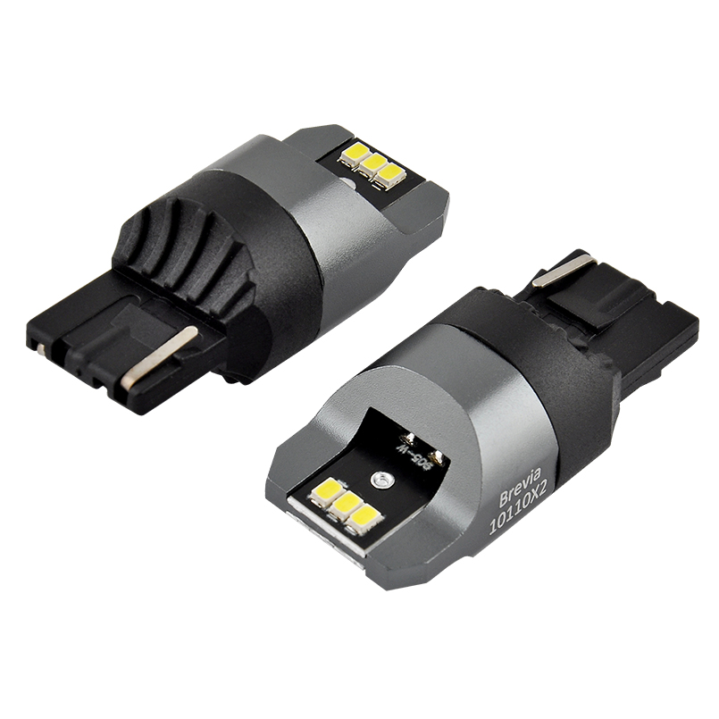 BREVIA Лампа світлодіодна Brevia Power W21W 330Lm 6x3020SMD 12/24V CANbus, 2шт. (20/200)2