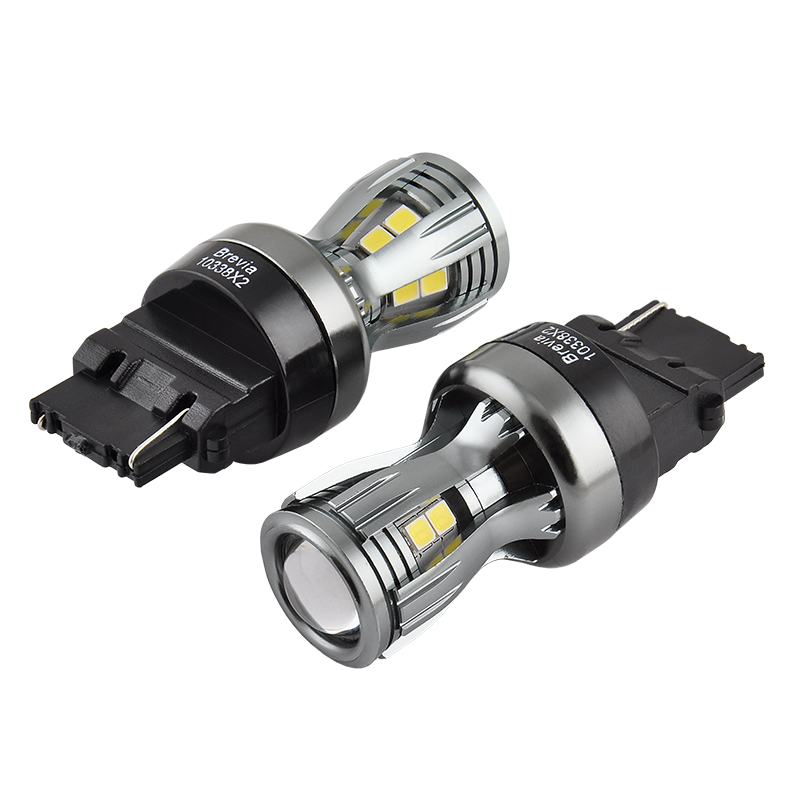 BREVIA Лампа світлодіодна Brevia PowerPro P27W (3156) 350Lm 14x2835SMD 12/24V CANbus, 2шт. (20/200)2