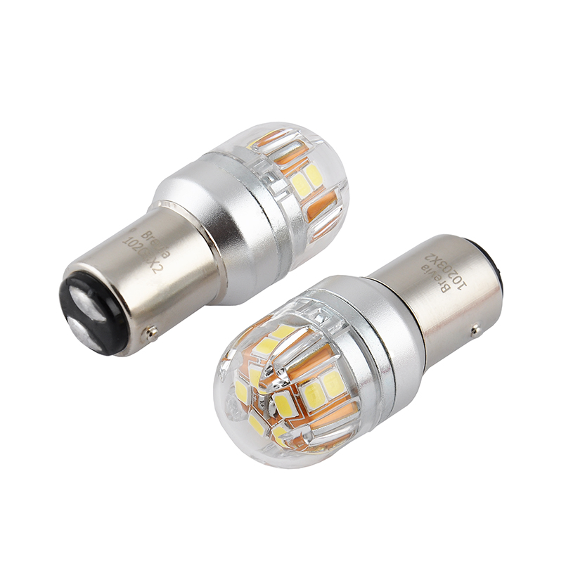 BREVIA Лампа світлодіодна Brevia S-Power P21/5W 330Lm 15x2835SMD 12/24V CANbus, 2шт. (20/200)2
