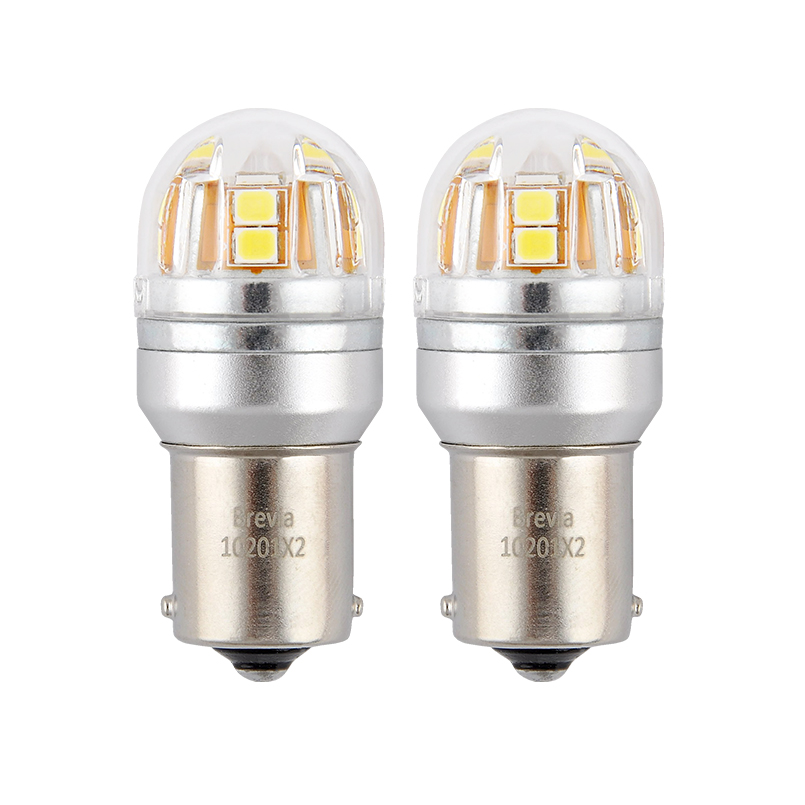 BREVIA Лампа світлодіодна Brevia S-Power P21W 330Lm 15x2835SMD 12/24V CANbus, 2шт. (20/200)1