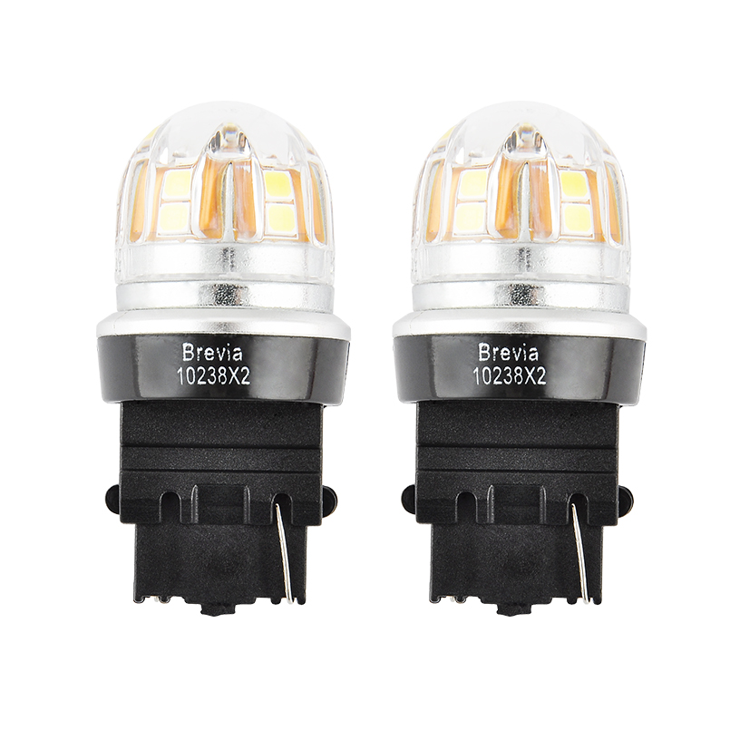 BREVIA Лампа світлодіодна Brevia S-Power P27W (3156) 330Lm 15x2835SMD 12/24V CANbus, 2шт. (20/200)1