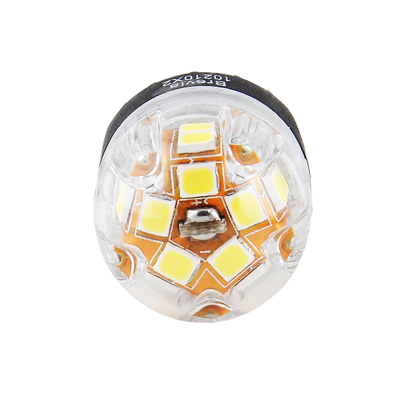 BREVIA Лампа світлодіодна Brevia S-Power W21W 330Lm 15x2835SMD 12/24V CANbus, 2шт. (20/200)1