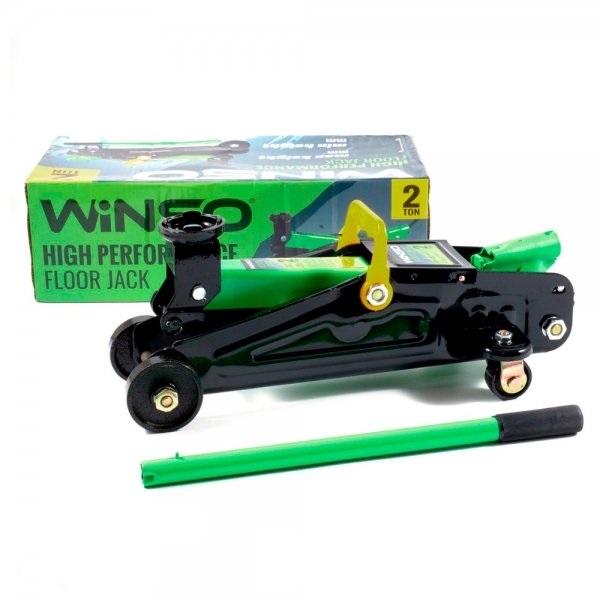 Домкрат гідравлічний, підкатний, 2т., 7 кг., висота 130-330мм., картона упаковка1