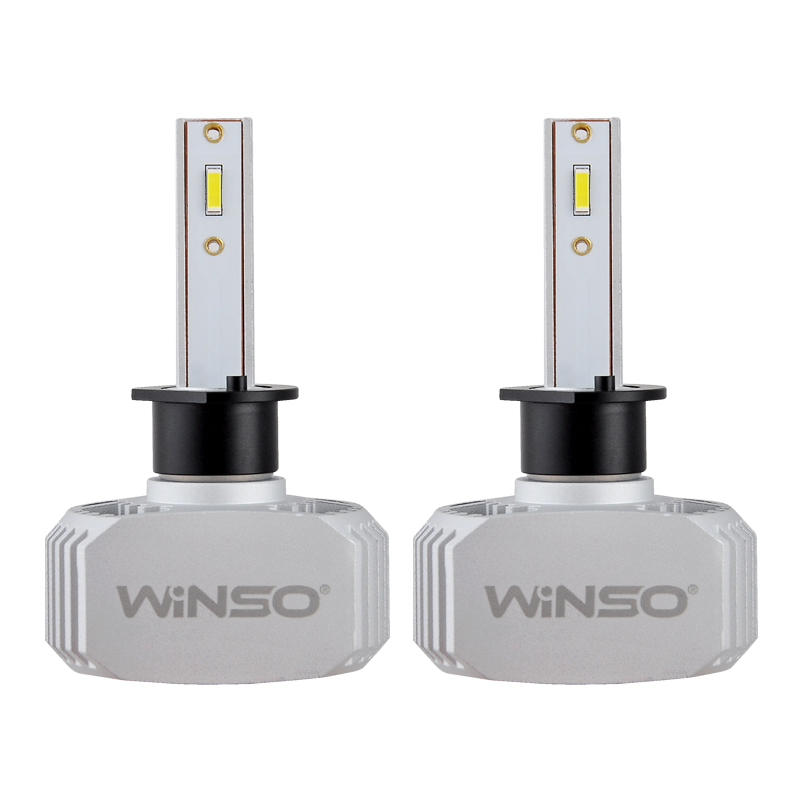 LED H1 12/24V потужність 40Вт, світловий потік 5000Лм., температура 6000K, CSP Chip1