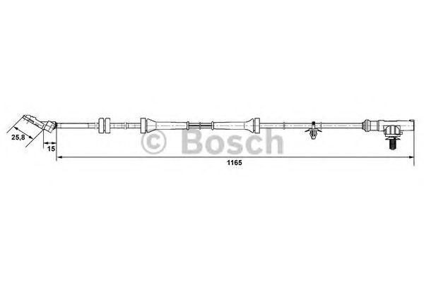 0265007537 BOSCH ДАТЧИК ABS WS75371