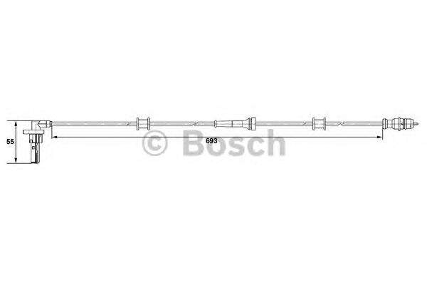 0265007534 BOSCH ДАТЧИК ABS WS75341