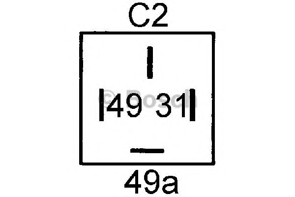 0335200041 BOSCH ДАТЧИК УК.ПОВОРОТУ1