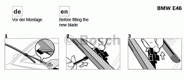 3397118989 BOSCH ЩІТКИ СКЛООЧИСНИКА AR 989 S0