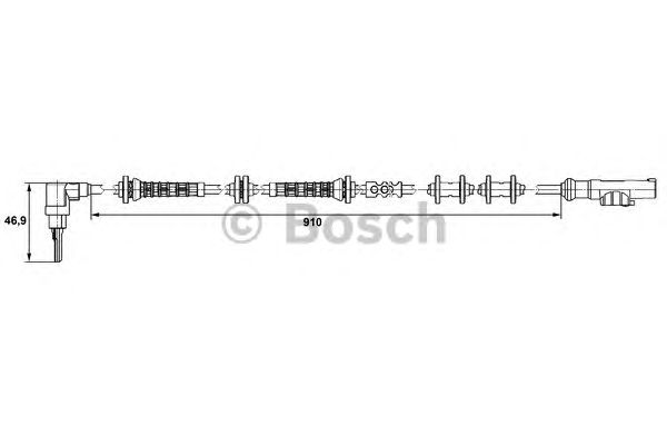 0265007448 BOSCH ДАТЧИК ABS WS74480