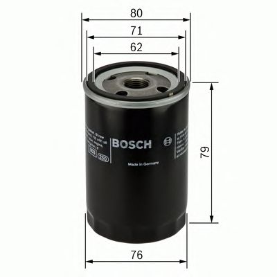 0451102056 BOSCH Фільтр оливи P20561