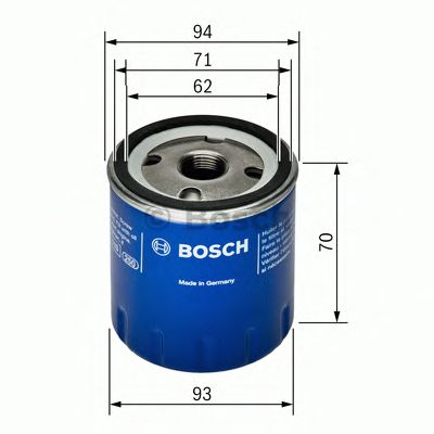 0451103093 BOSCH Фільтр оливи P30931