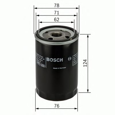 0451103105 BOSCH Фільтр оливи P31051