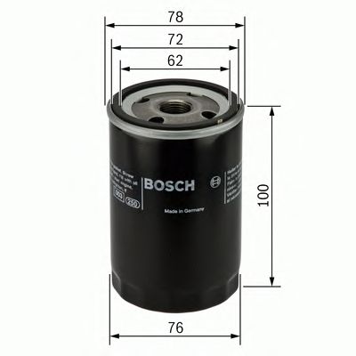 0451103232 BOSCH Фільтр оливи P32321
