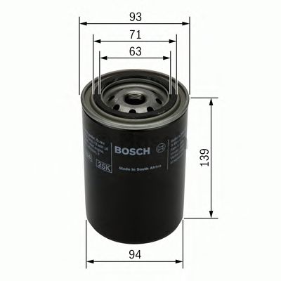 0451103238 BOSCH Фільтр оливи P32381