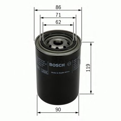 0451103240 BOSCH Фільтр оливи P32401