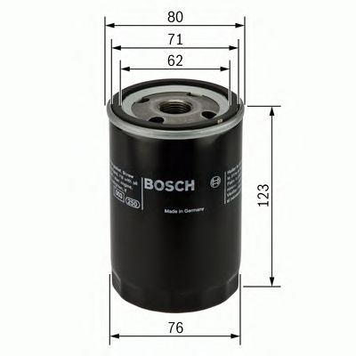 0451103258 BOSCH Фільтр оливи P32581