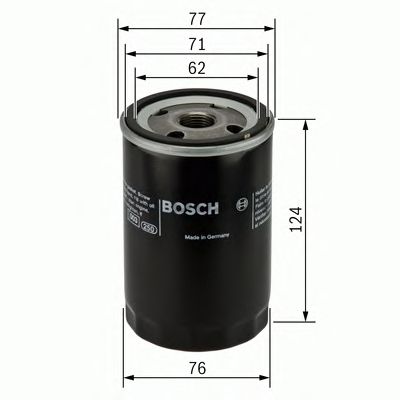 0451103259 BOSCH Фільтр оливи P32590