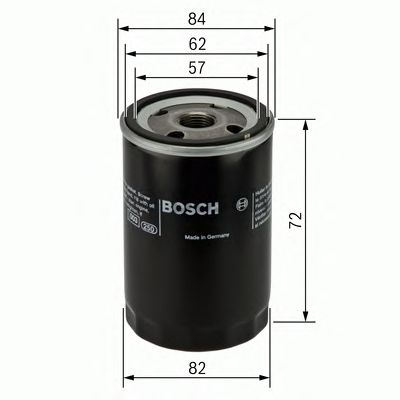0451103316 BOSCH Фільтр оливи P33161