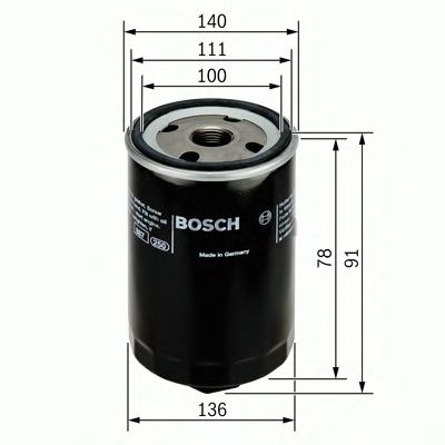 0451103368 BOSCH Фільтр оливи P33681