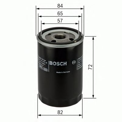 0986452035 BOSCH Фільтр оливи P20351