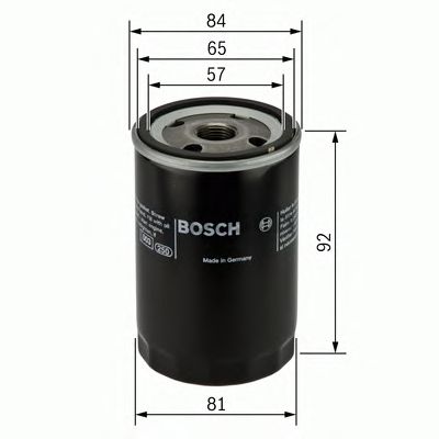 0986452036 BOSCH Фільтр оливи P20361