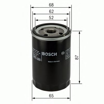 0986452060 BOSCH Фільтр оливи P20601
