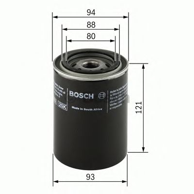 0986452064 BOSCH Фільтр оливи P20641