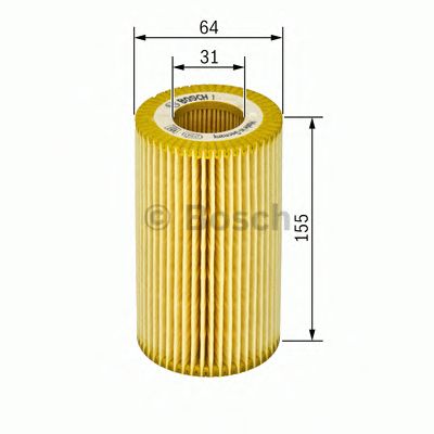 1457429268 BOSCH Фільтр оливи P92681