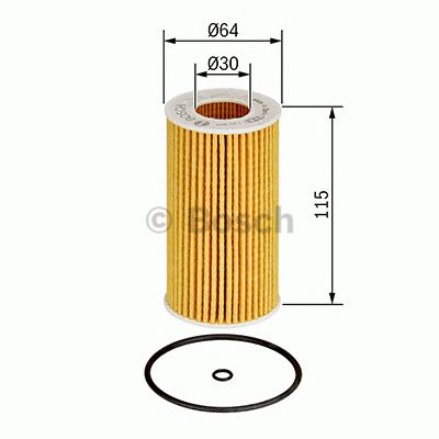1457437002 BOSCH Фільтр оливи P70021