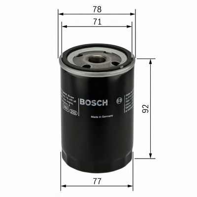 F026407017 BOSCH Фільтр оливи P70171