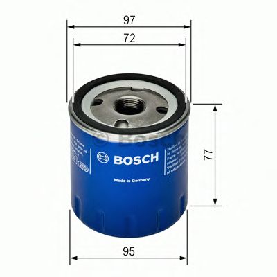 F026407024 BOSCH Фільтр оливи P70241