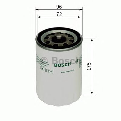 F026407081 BOSCH Фільтр оливи P70811