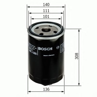 0451104013 BOSCH Фільтр оливи P40131