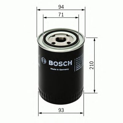0451105067 BOSCH Фільтр оливи P50671