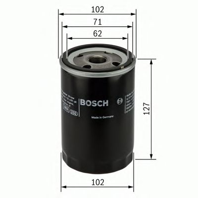 0451203152 BOSCH Фільтр оливи P31521
